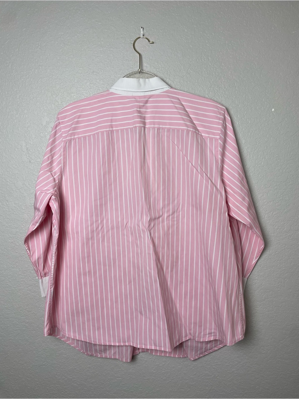 Ralph Lauren 100% Cotton Pink Stripe Dress Shirt w/Contrast Collar Size 2X As Is - Picture 10 of 10